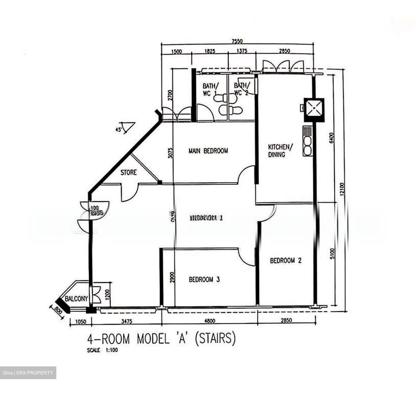 Blk 405 Pasir Ris Drive 6 (Pasir Ris), HDB 4 Rooms #554051071